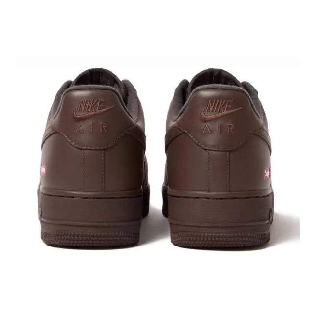 Supreme x Nike Air Force 1 Low (Box Logo Baroque Brown/ ...