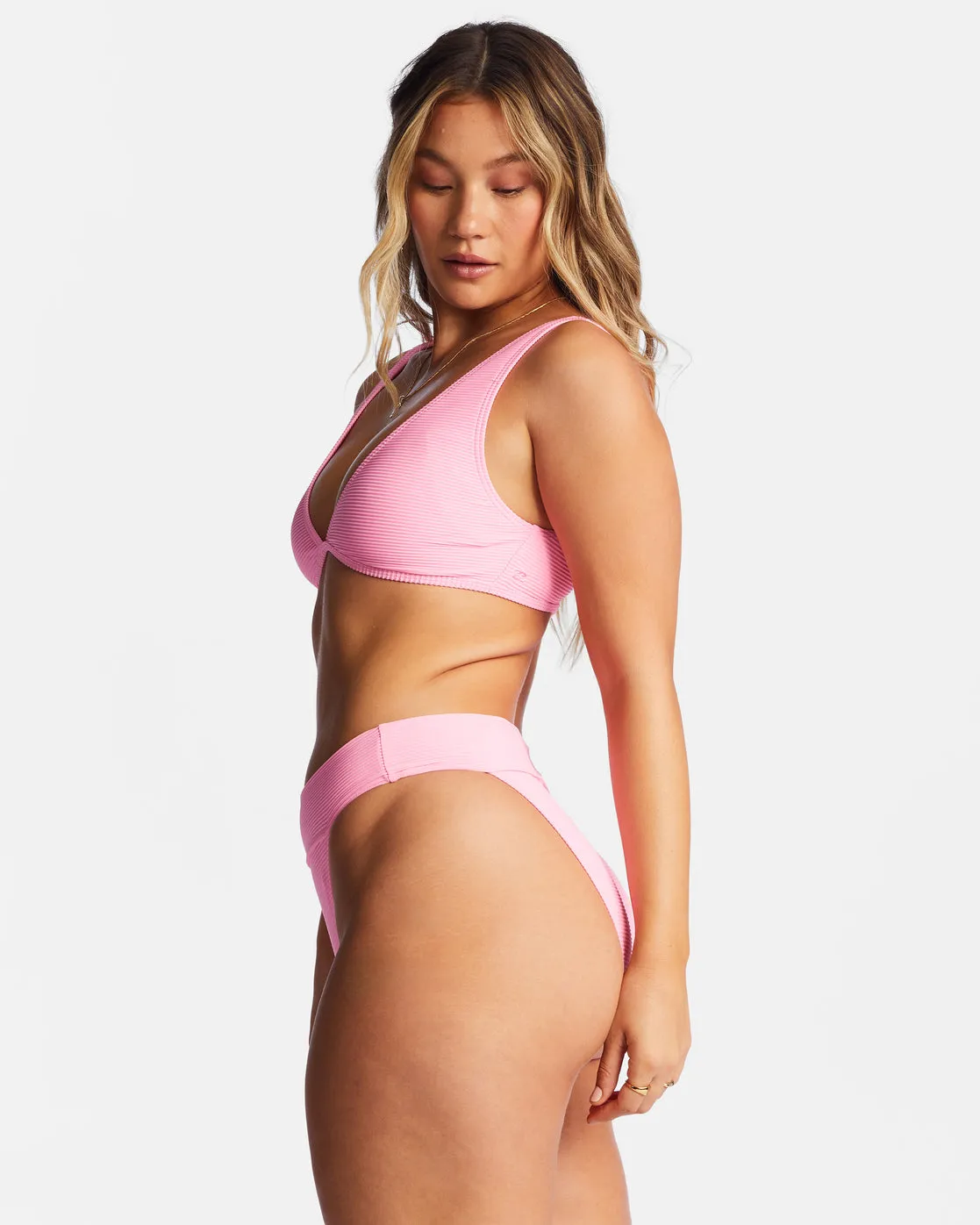 Tanlines Ava Tank Bikini Top - Pink Daze