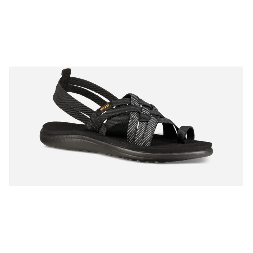 Teva Voya Strappy Hera Black Vegan Women’s Sandals