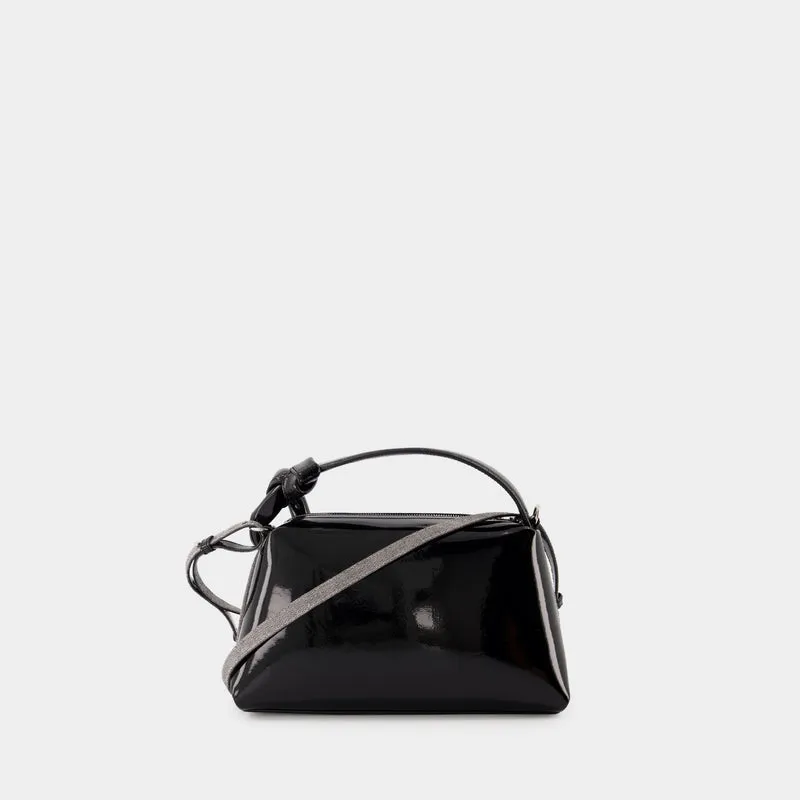 The Jwa Corner Crossbody - J.W. Anderson - Cotton - Black