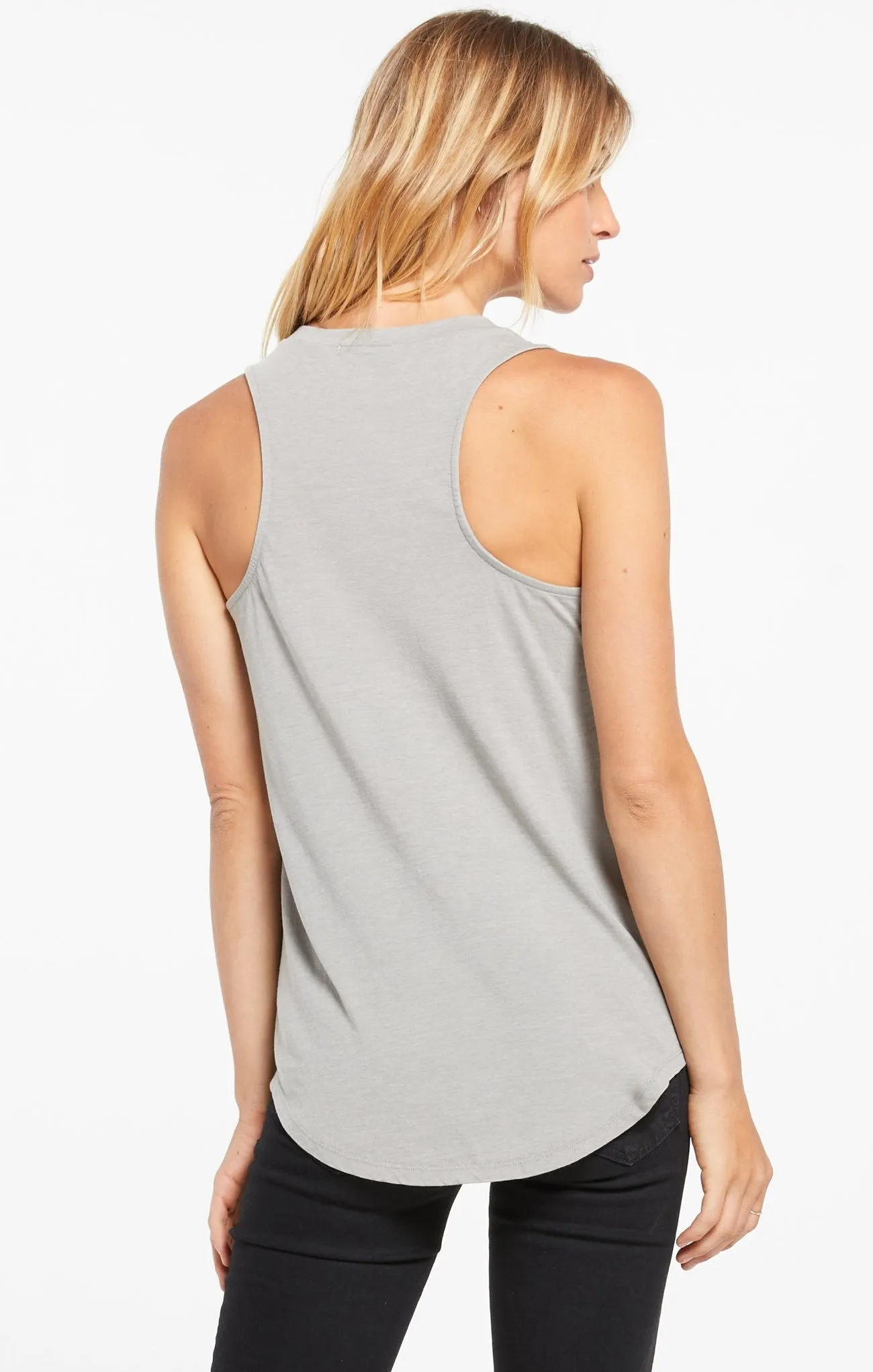 The Pocket Racer Tank - Green Tea