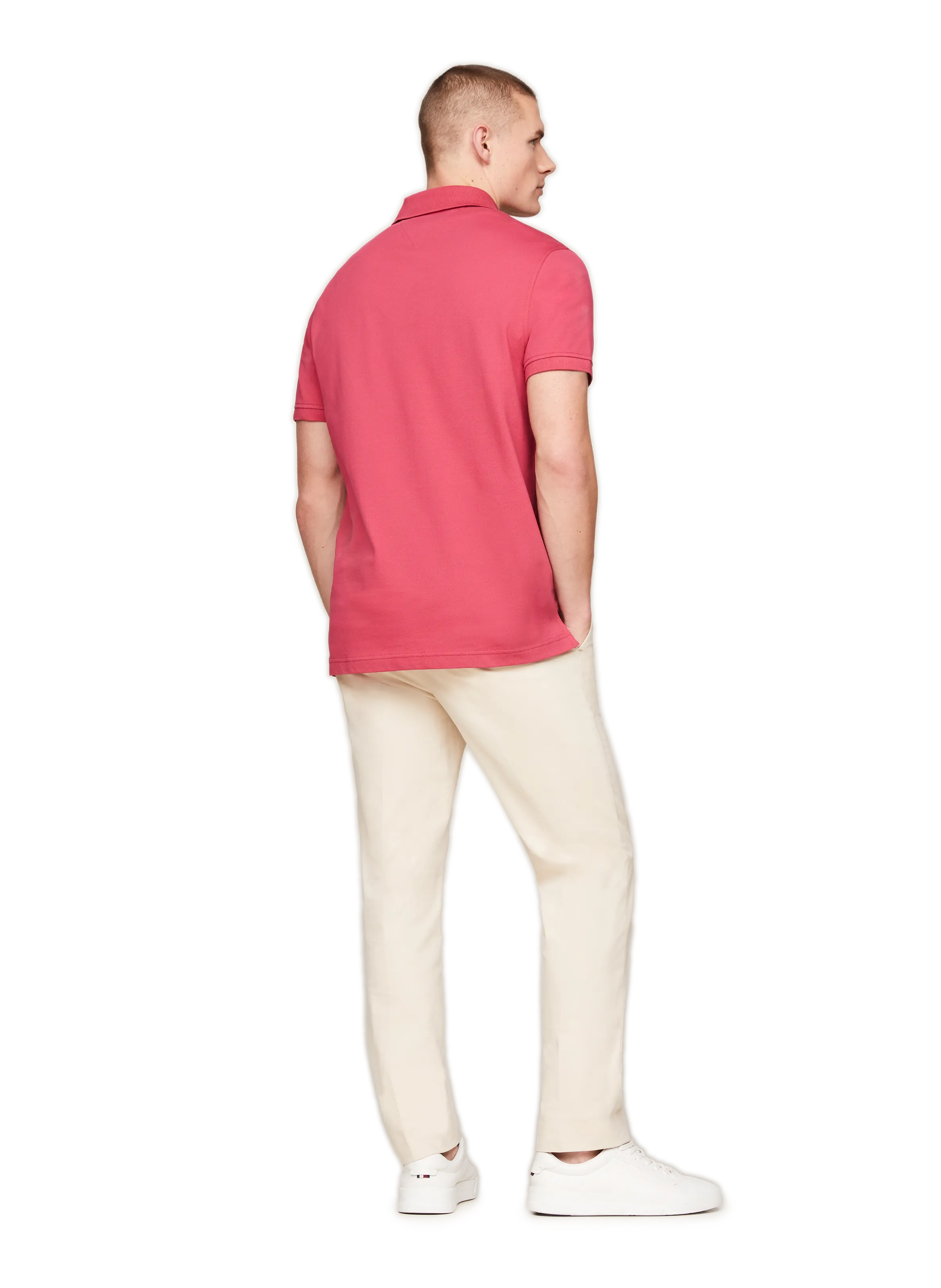 Tommy hilfiger   Cotton polo shirt  - Pink