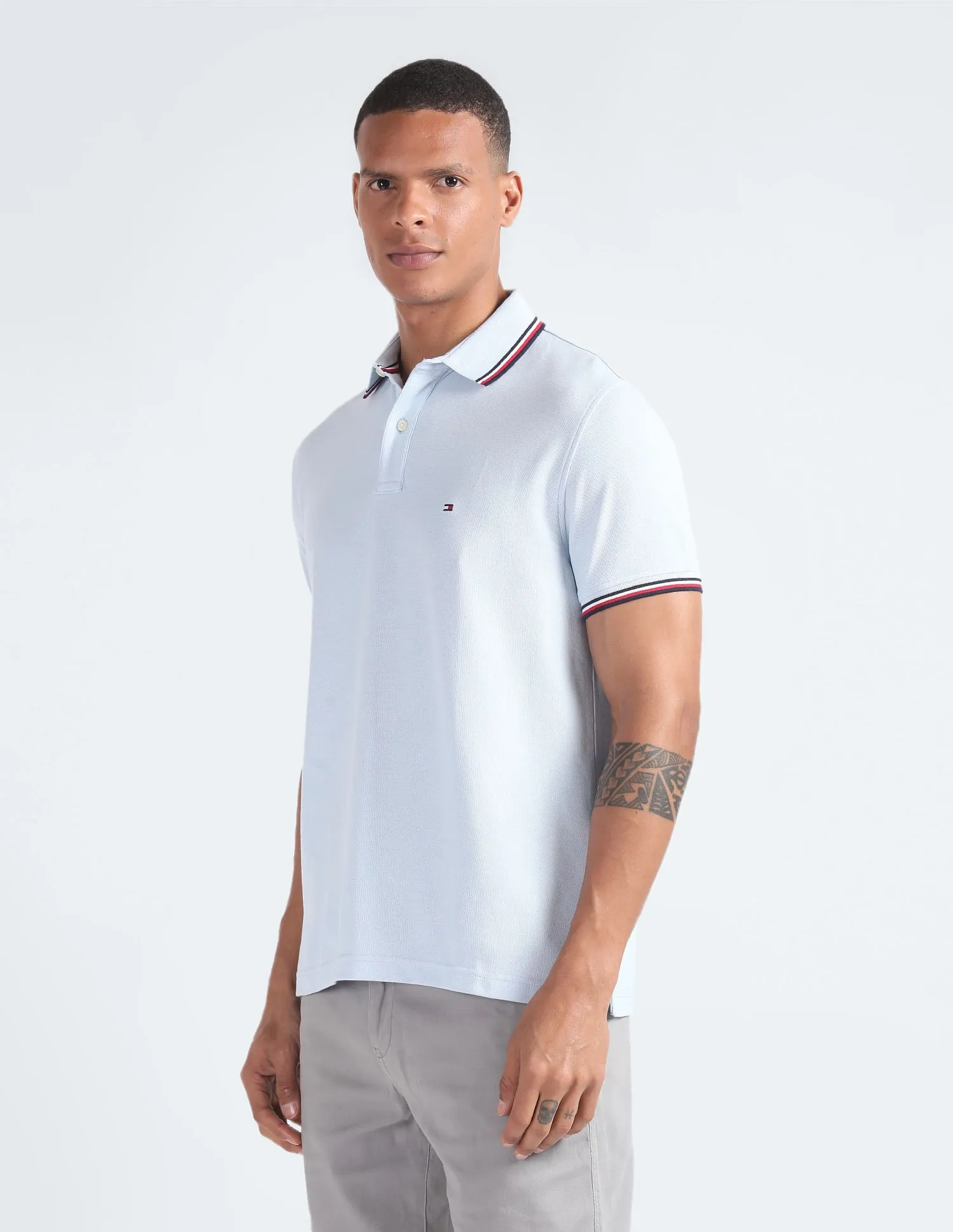 Tommy Hilfiger Sustainable Tipped Polo Shirt