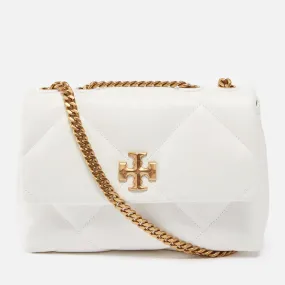 Tory Burch Kira Diamond Quilt Small Convertible Leather Shoulder Bag