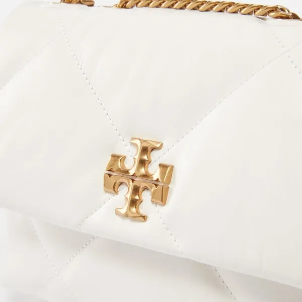 Tory Burch Kira Diamond Quilt Small Convertible Leather Shoulder Bag