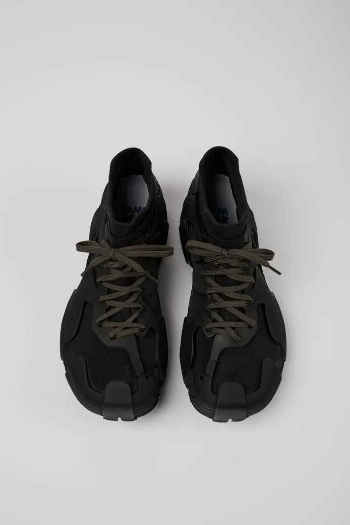 Tossu Black Caged Sneakers