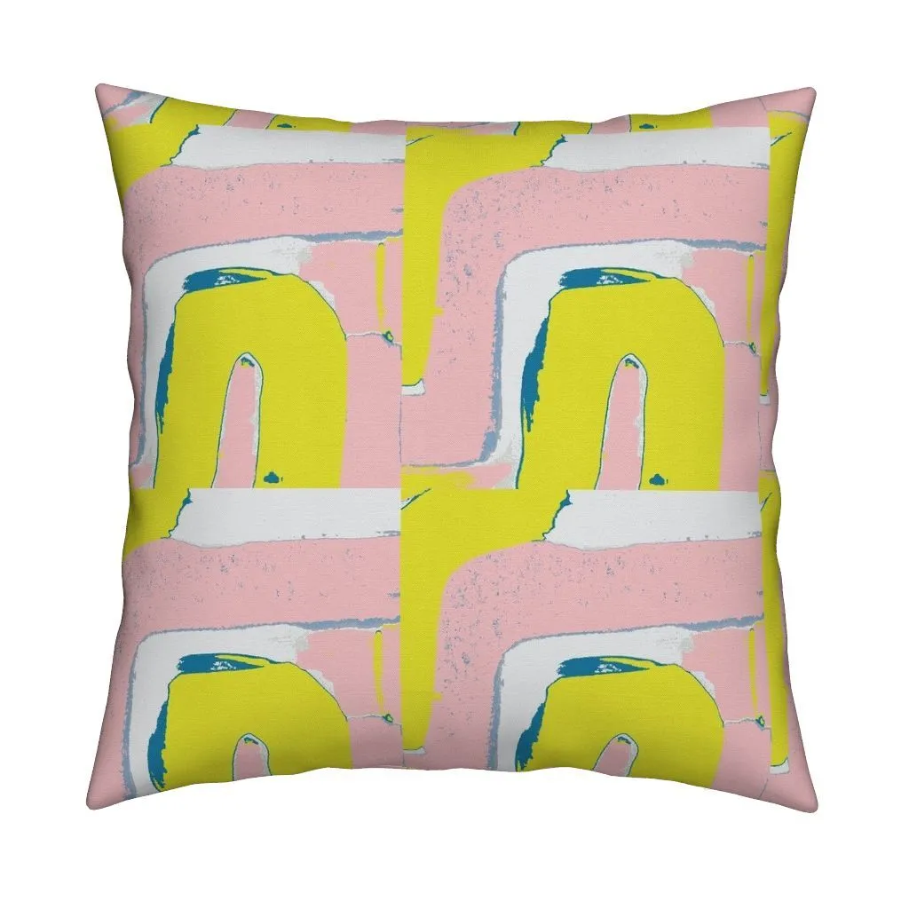 Tuk Tuk Citrine Bubblegum Pillow