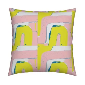 Tuk Tuk Citrine Bubblegum Pillow