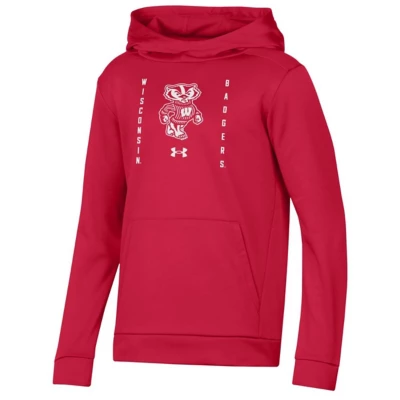 Under Armour Kids Wisconsin Badgers Woodson Hoodie