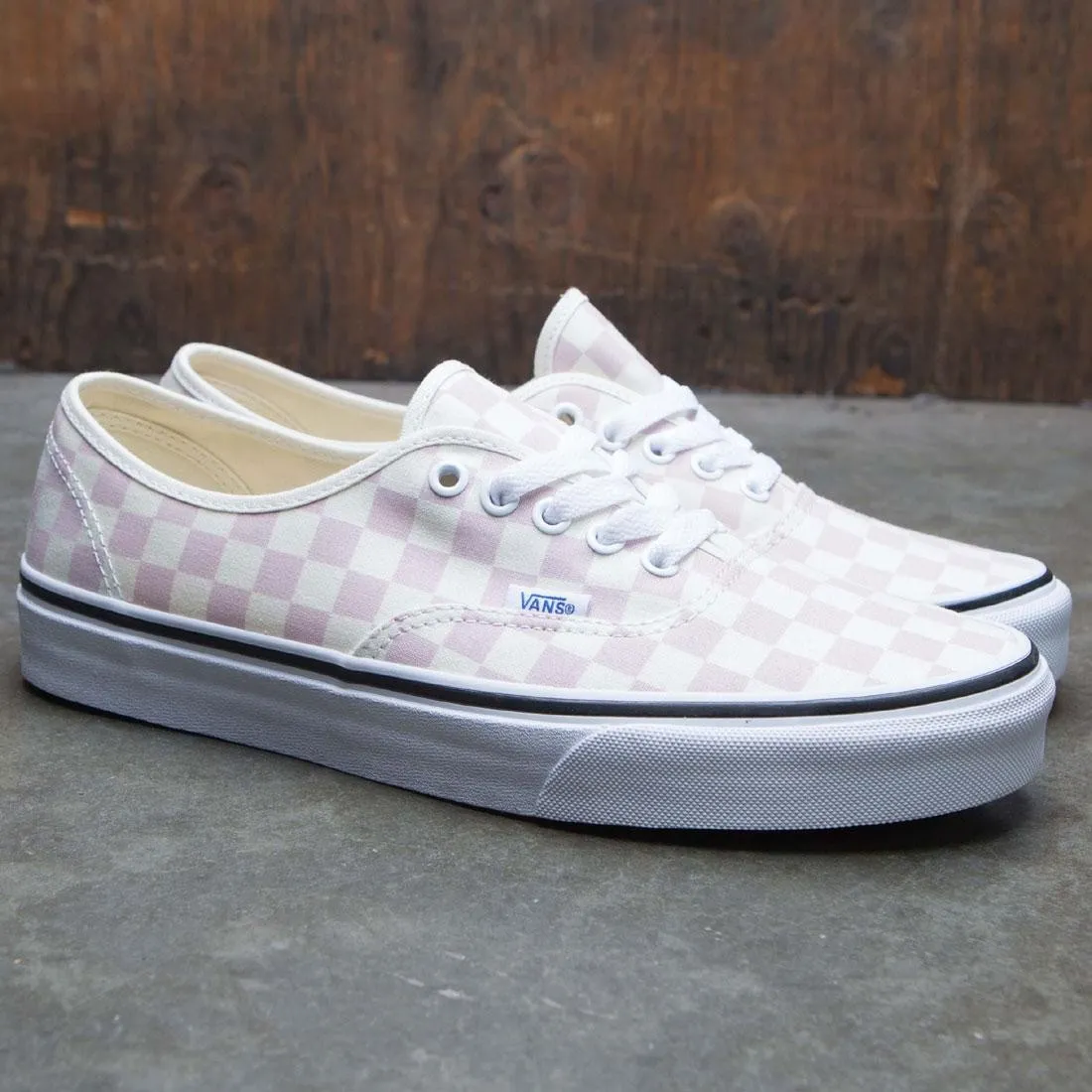 Vans Men Authentic - Checkerboard (pink / cream)