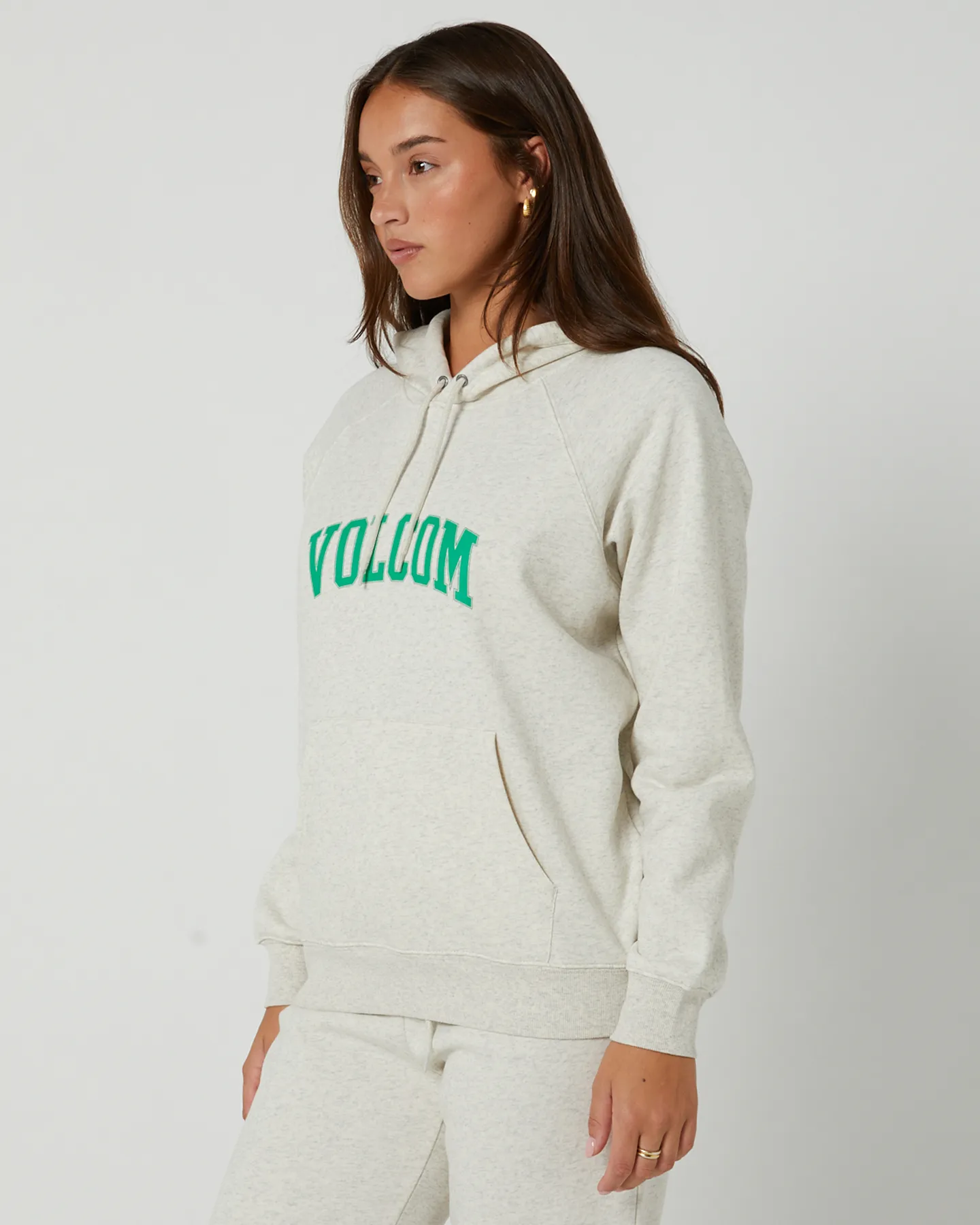 Volcom Get More Hoodie - Oat Marle | SurfStitch