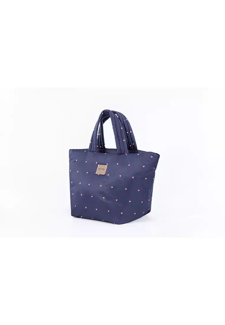 VOVAROVA VOVAROVA 2-way Mini Tote - Gem of Hearts - Navy