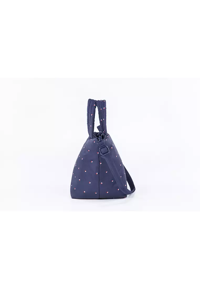 VOVAROVA VOVAROVA 2-way Mini Tote - Gem of Hearts - Navy