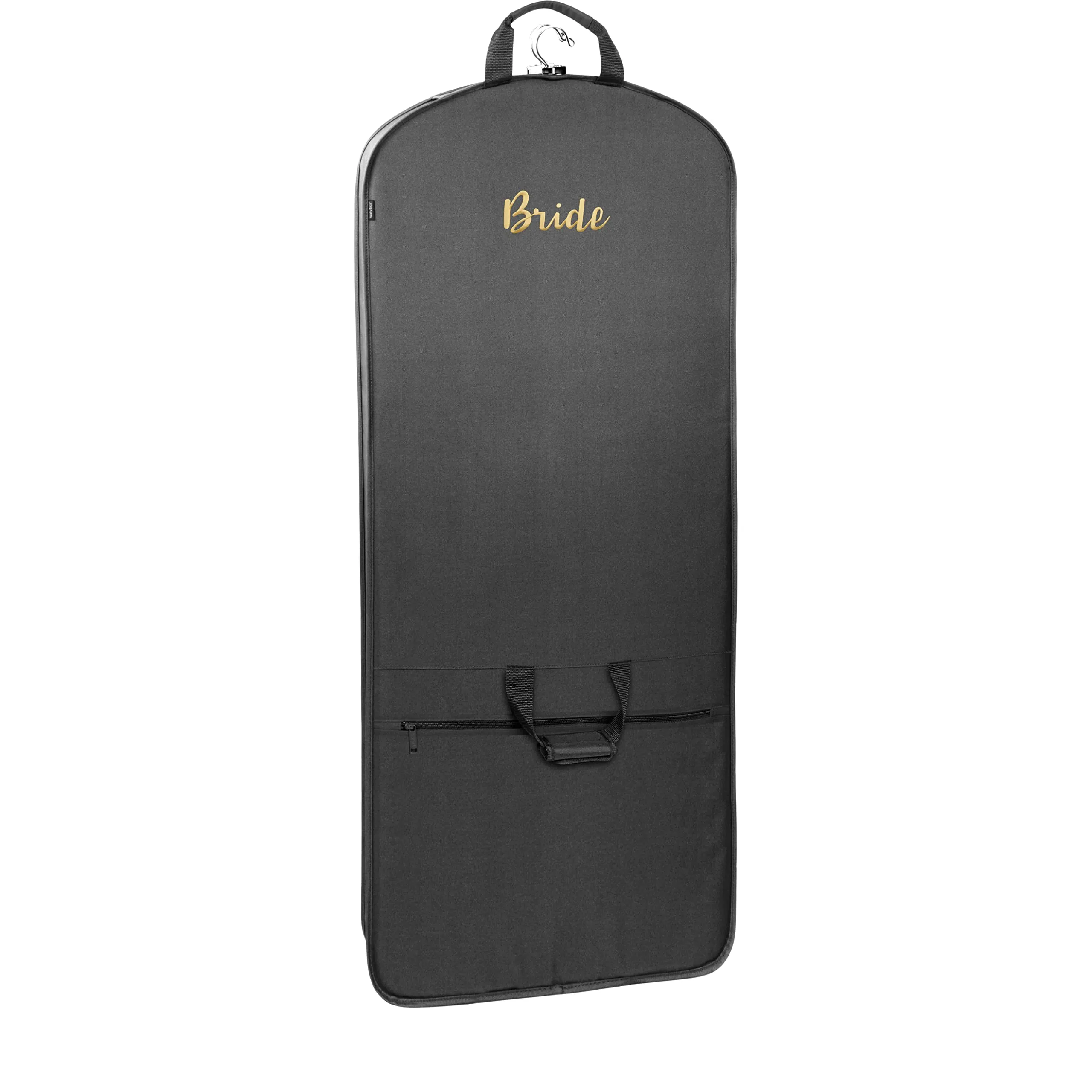 wallyBags 60” Premium Tri-Fold Travel Garment Bag with exterior pocket  