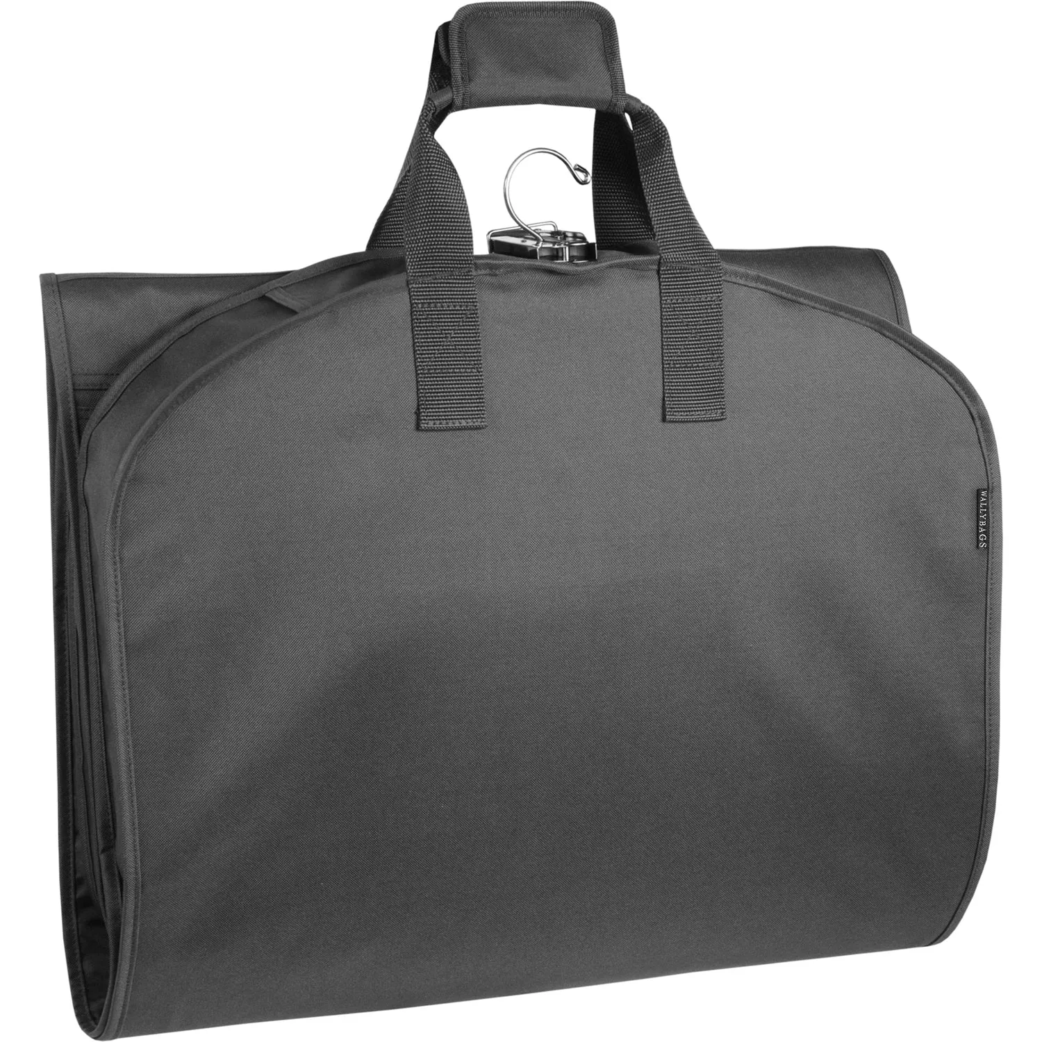 wallyBags 60” Premium Tri-Fold Travel Garment Bag with exterior pocket  