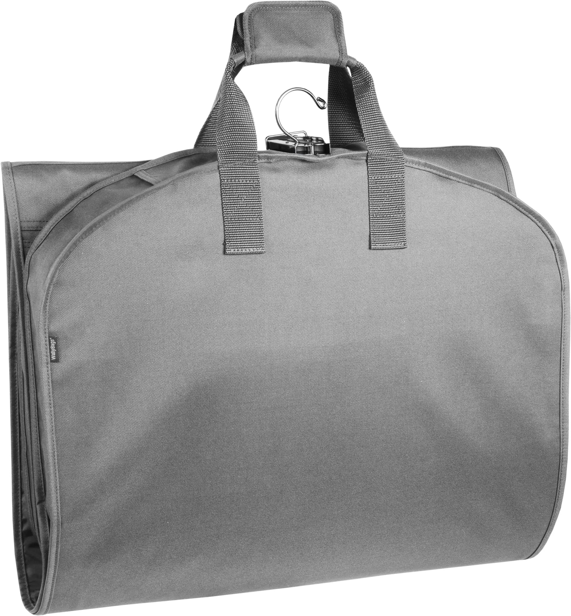 wallyBags 60” Premium Tri-Fold Travel Garment Bag with exterior pocket  