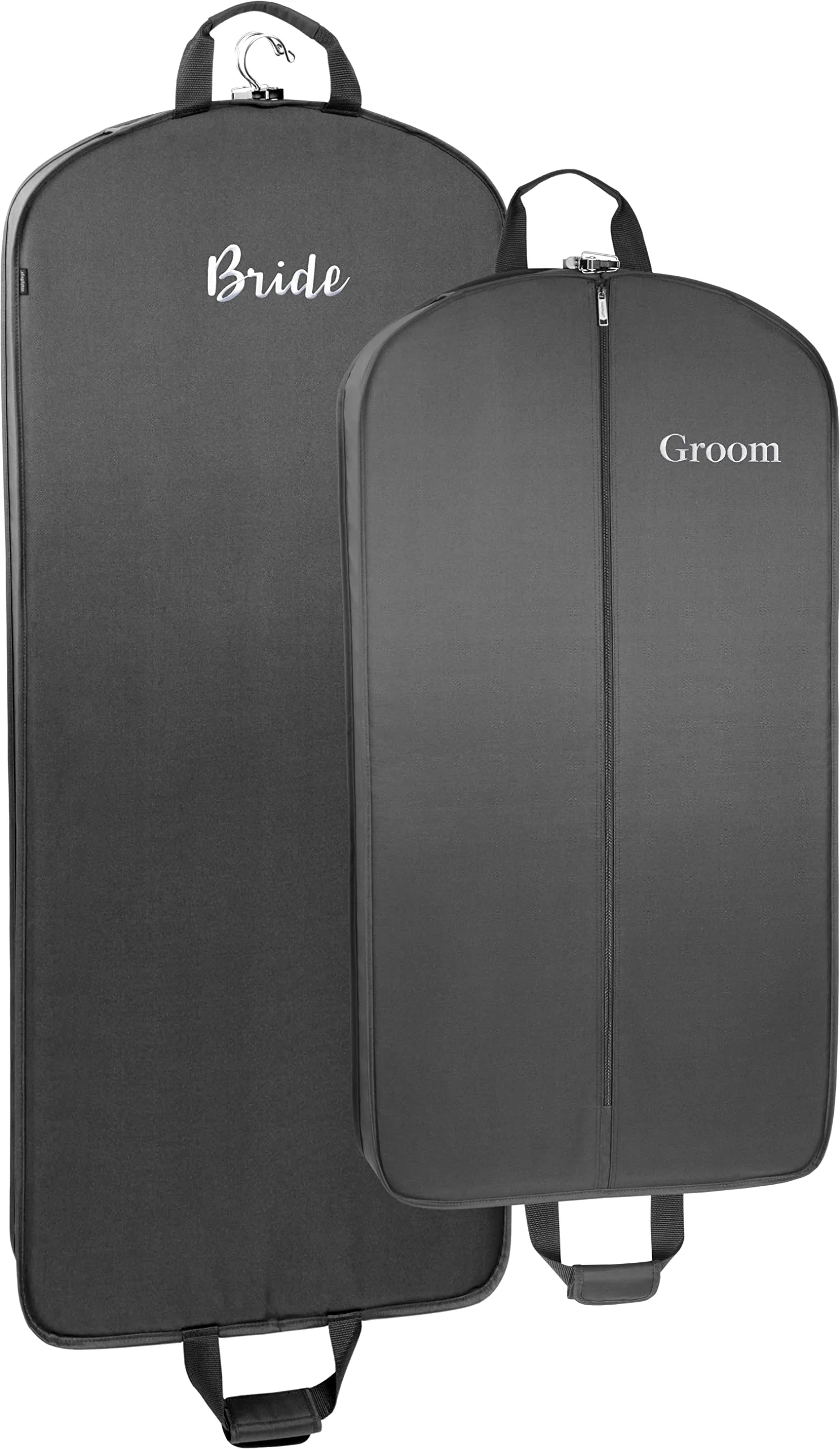 WallyBags Bride & Groom 60 Deluxe Travel Garment Bag & 40