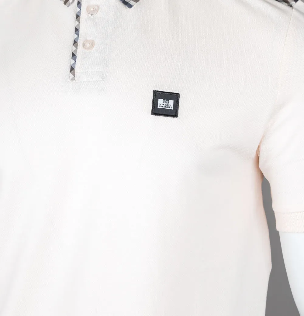 Weekend Offender Costa Polo Shirt Alabaster