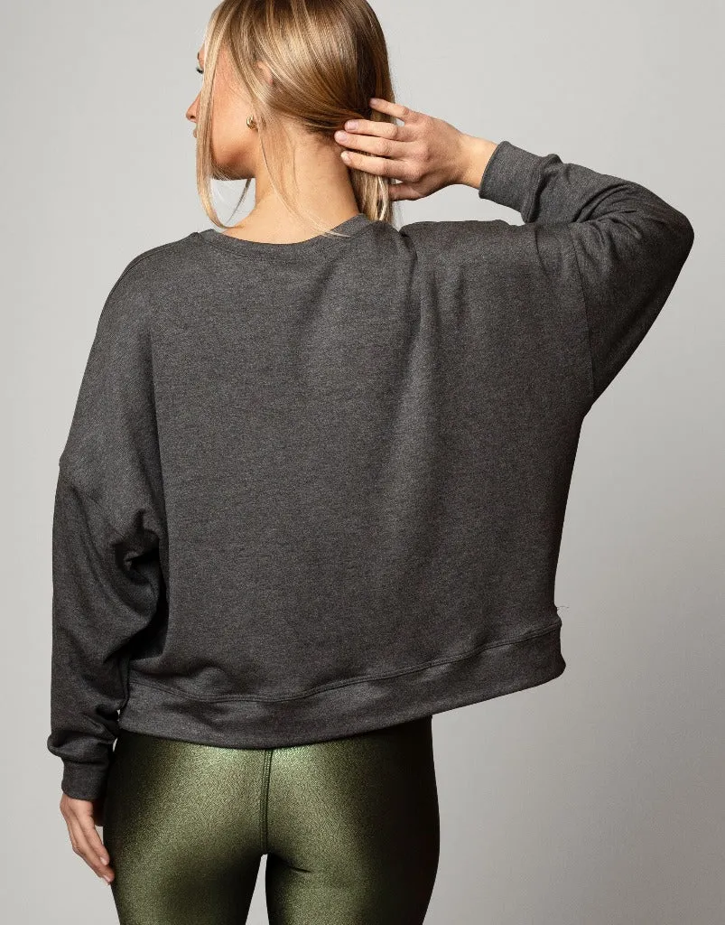 Weekend Pullover Dark Heather Grey