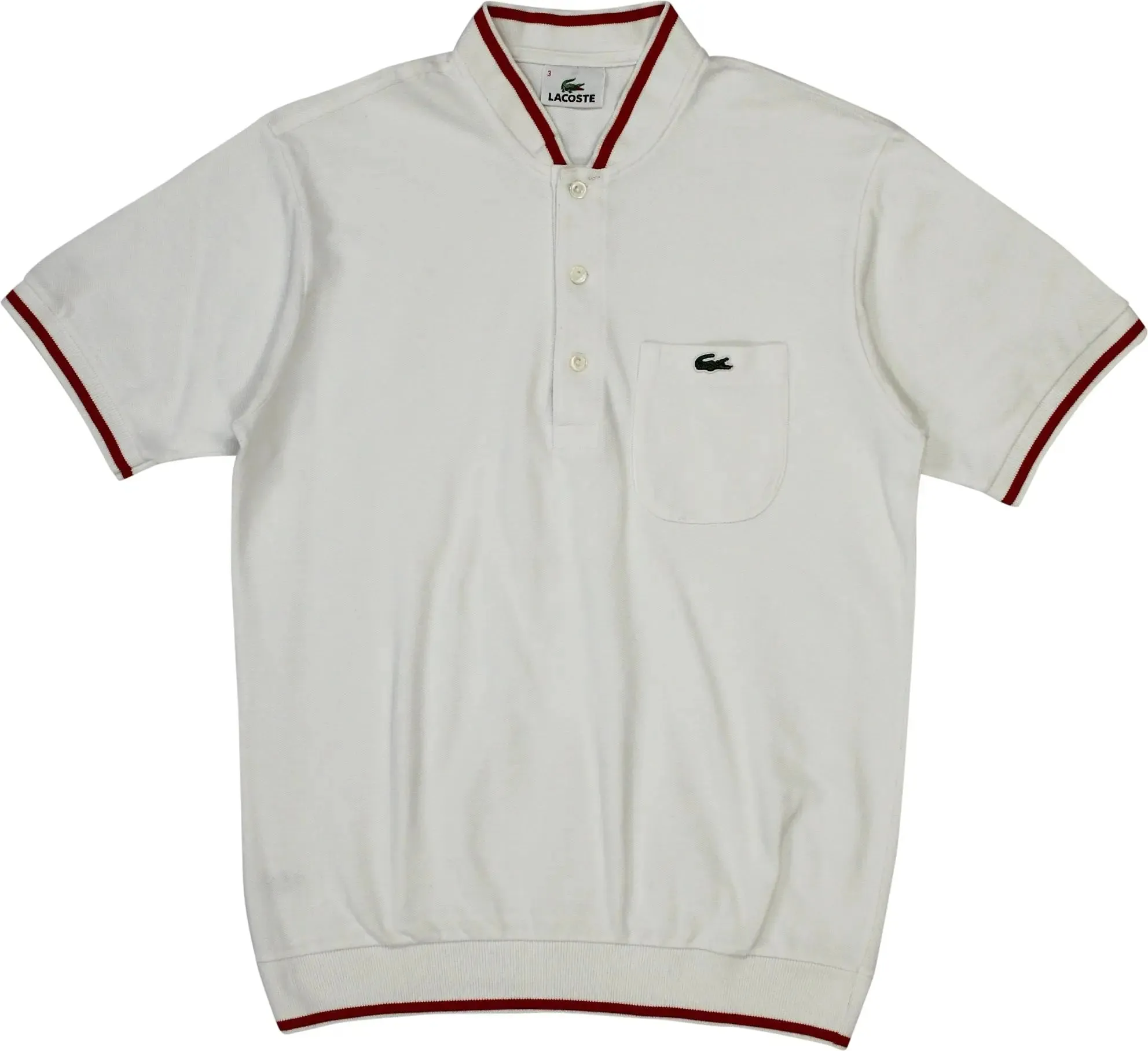 White Polo Shirt by Lacoste | ThriftTale