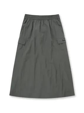 [WMS] Parachute Skirt D.Grey