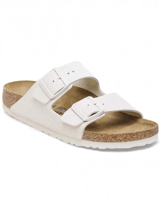 Women's Arizona Suede Sandals LEVE - Antique White (Narrow Fit)