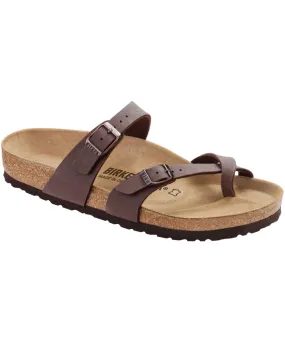 Women's Birkenstock Mayari Birko-Flor Nubuck Sandals - Narrow Footbed