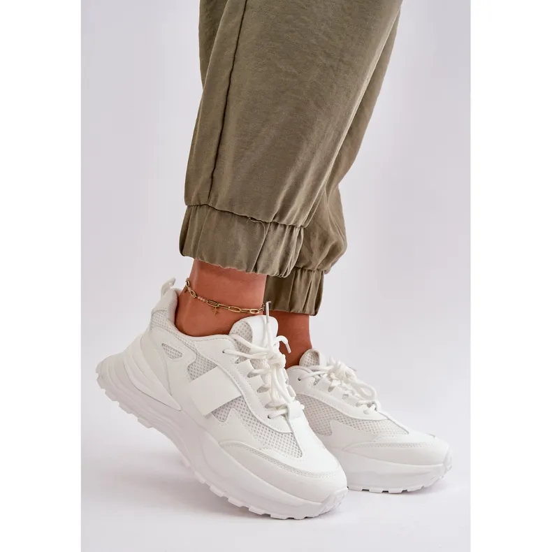 Women's Sneakers On Platform White Nevelaine