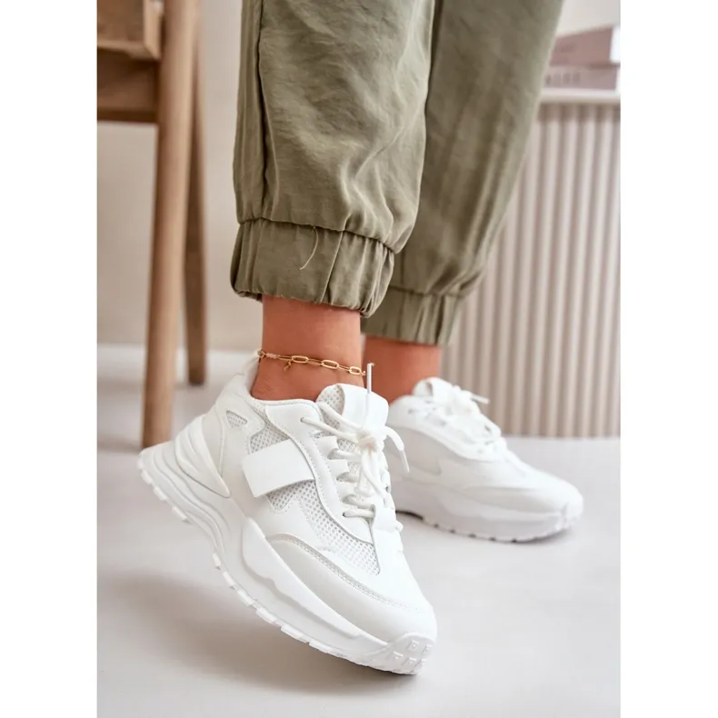 Women's Sneakers On Platform White Nevelaine