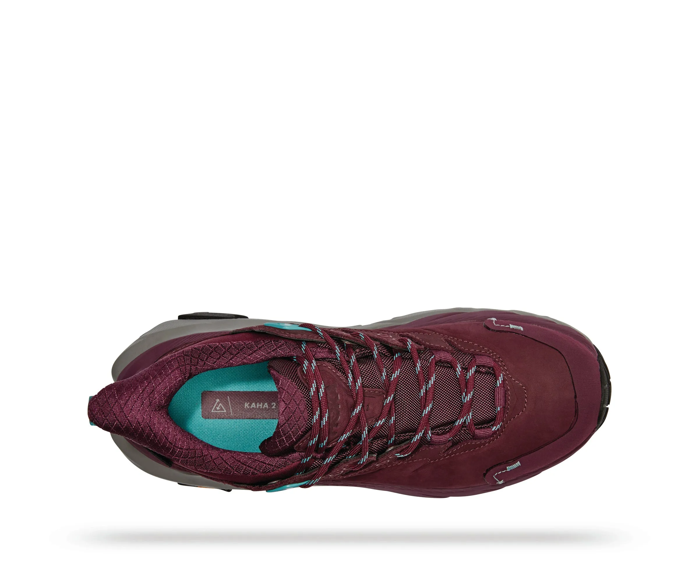 Women's Hoka Kaha 2 Low GTX Color: Grape Wine/ Coastal