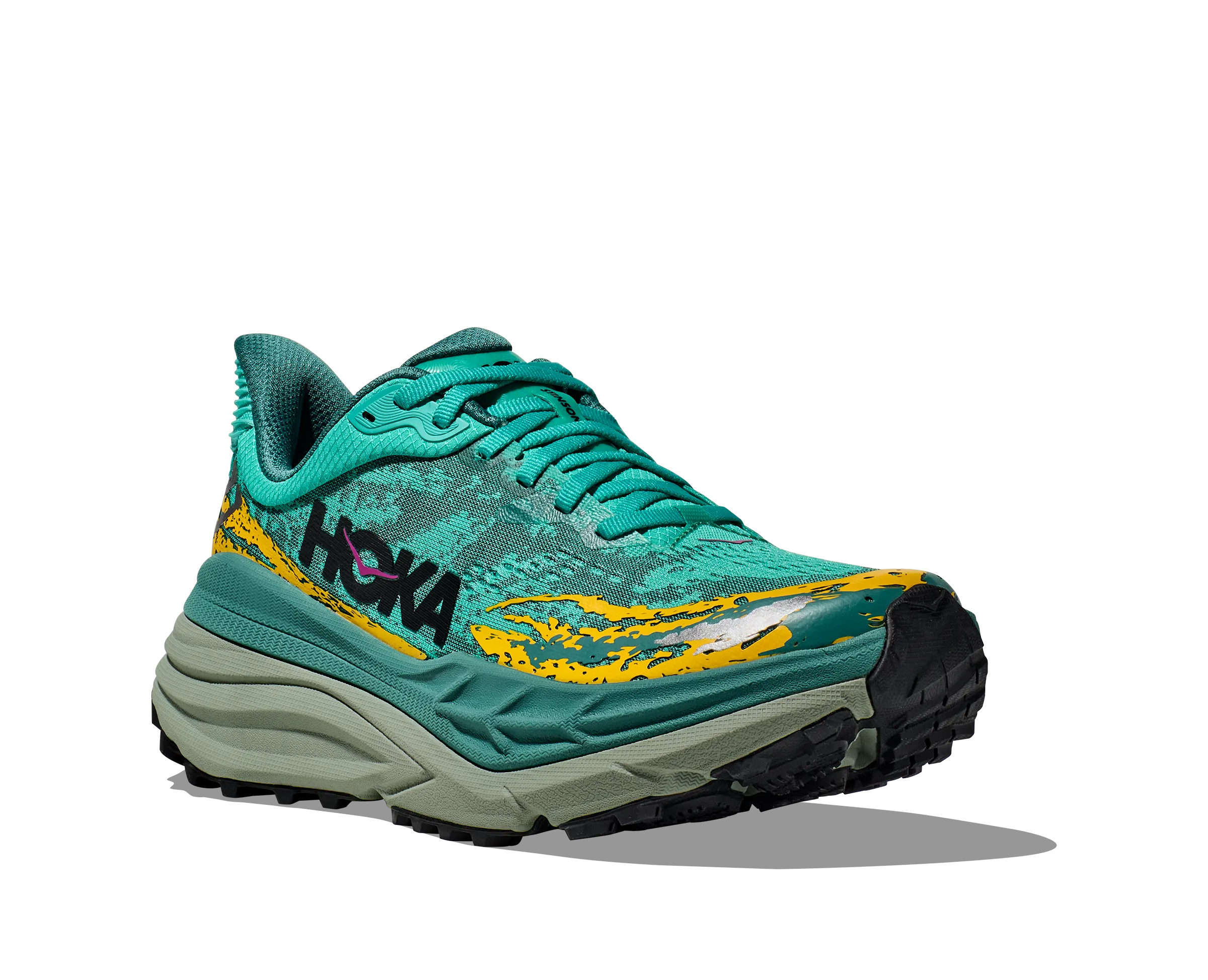 Women's Hoka Stinson 7 Color: Electric Aqua/ Ocean