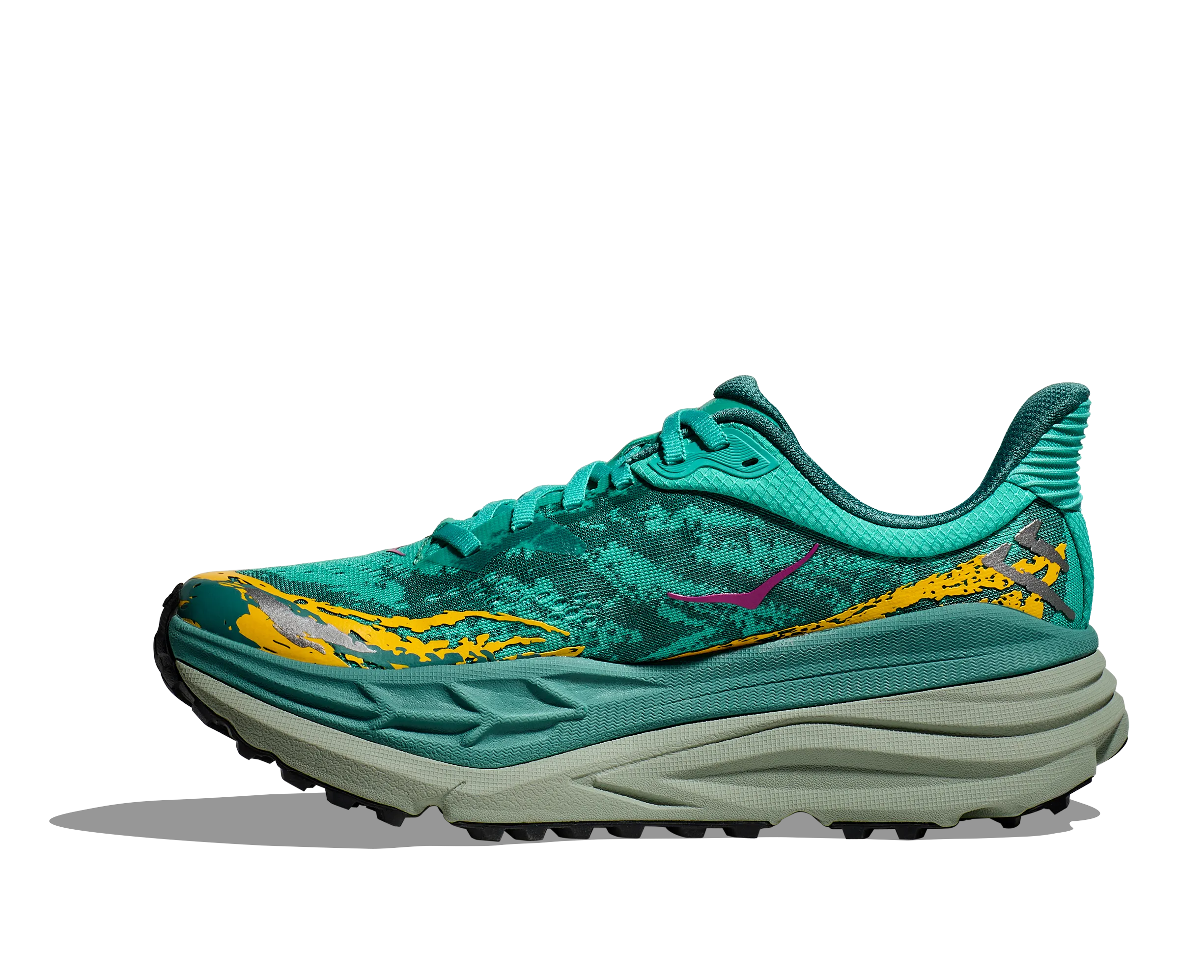 Women's Hoka Stinson 7 Color: Electric Aqua/ Ocean