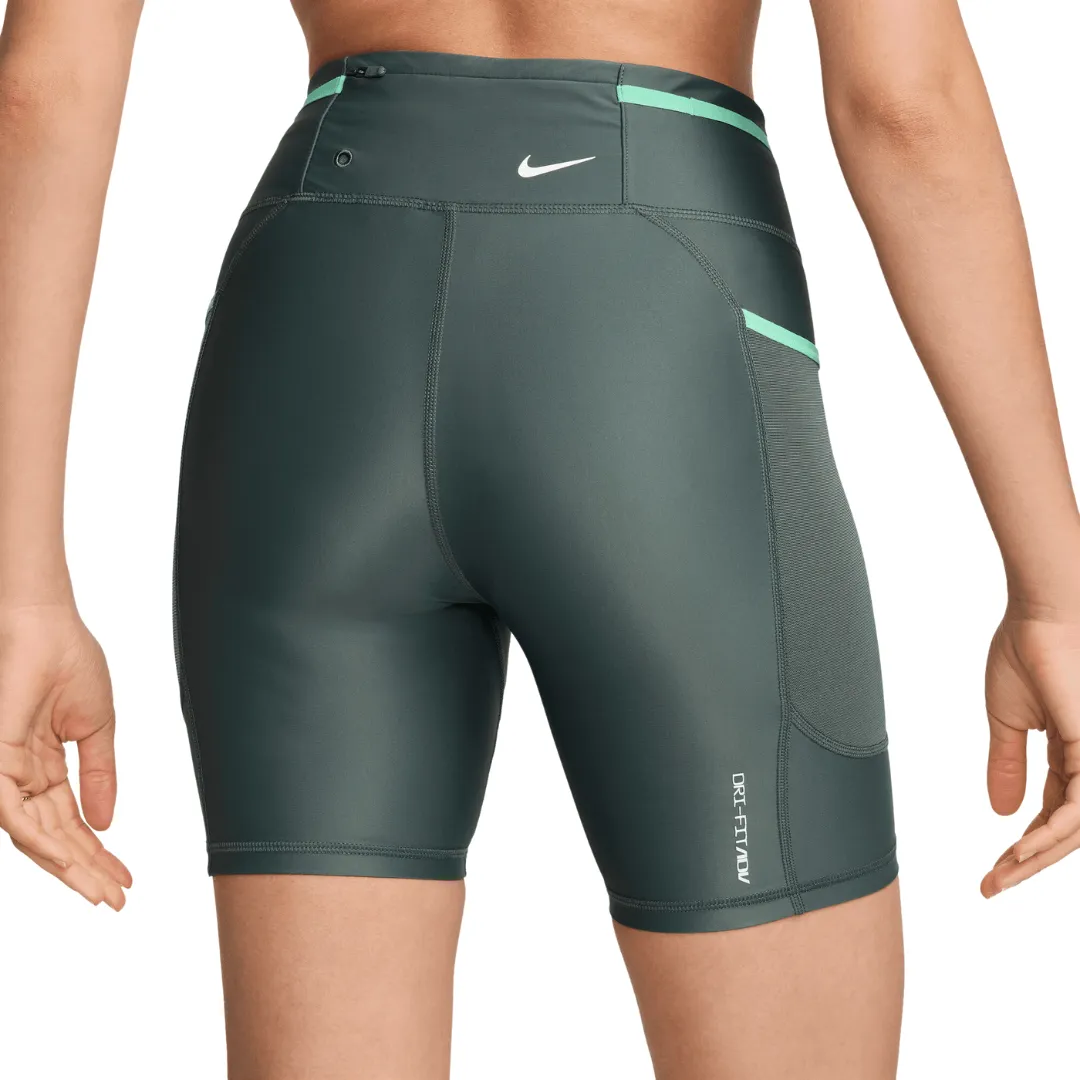 Women's Nike ACG White Rapids Biker Shorts - Vintage Green/Spring Green/Summit White